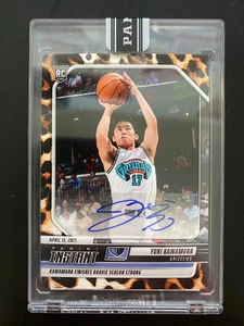 Yuki Kawamura 2024-25 Panini Instantáneo RC Novato Automático NBA #530 Jaguar 7/10 RARO - Imagen 1 de 3