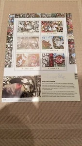 CANADA SHEET JEAN - PAUL RIOPELLE PAINTER & SCULPTOR - Picture 1 of 1