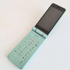 SHARP AQUOS KEITAI 2 601SH Green SoftBank Android Flip Phone Unlocked From Japan - Picture 1 of 9