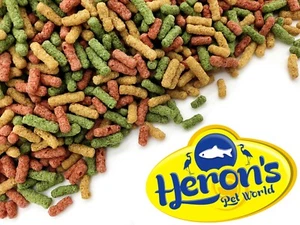 HERONS Pond Sticks Mix 50L / 4kg KOI FISH FOOD COLDWATER CARP GOLDFISH ORFE - Picture 1 of 2