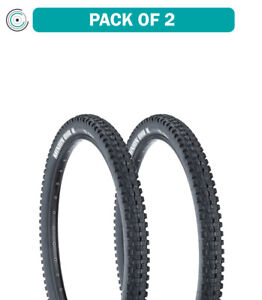 Pack of 2 Maxxis Minion DHR Ii Tire 24 X 2.3 Tubeless Dual Compound Exo Black
