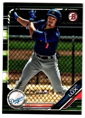 2019 Bowman #BP-130 Gavin Lux Prospects Camo - Image 1 of 2