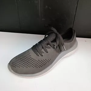 Crocs LiteRide 360 Pacer Sneakers Shoes Black Gray 206705 Women's Size 10 - Picture 1 of 6