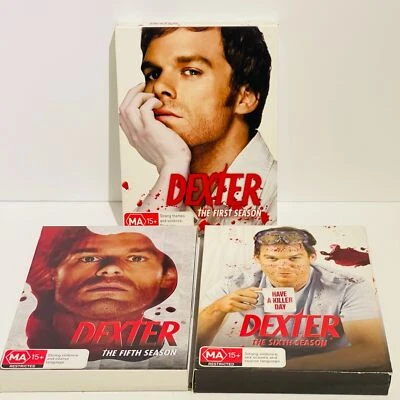 DEXTER Season 1 + 5 + 6 (DVD R4) Boxset BUNDLE LOT Crime Drama - Image 1 of 4