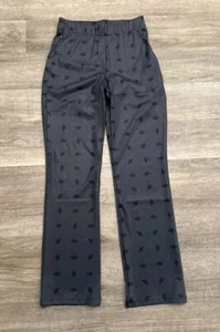 adidas Originals Pants Womens Small High Waisted All Over Print Gray HL9163 - Picture 1 of 10