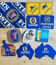 14 Fosters Beercoaster coperchio birra sottobicchieri posavaso bermats
