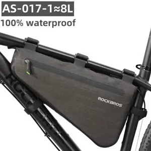 Fahrrad Rahmentasche Fahrradtasche Dreieckstasche für MTB Rennräder 8L ROCKBROS - Bild 1 von 20