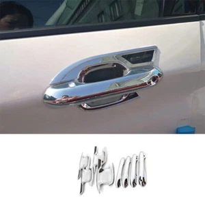 Side Door Handle Bowl Cover Trim 8pcs Fit For Ford Explorer 2020-2024 ABS Chrome - Picture 1 of 7
