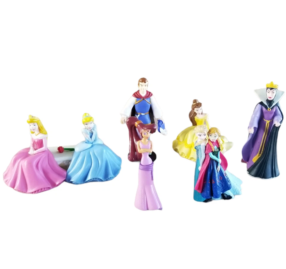 Фигурки принцесс Disney игрушки из ПВХ спящая красавица Золушка принц злая королева - Изображение 1 из 4