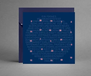 2 Adventskalender & Weihnachtskarten quadratisch inkl. Kuverts+ Gratis-Karte - Bild 1 von 9