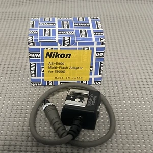 NIKON AS-E900 MULTI FLASH ADAPTER AND LEAD FOR COOLPIX 900, 990,995 AND 4500 New - Picture 1 of 4