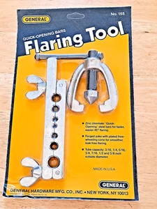 General Tool Co. Industrial Flaring Tool Model # 155 7 Flare Sizes 3/16"- 5/8" - Picture 1 of 3