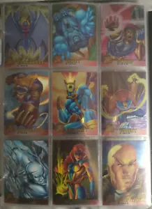 1995 Fleer Ultra X-Men Chrom-Set Wählen Sie eine Karte. Vervollständigen Sie Ihr Set - Bild 1 von 12