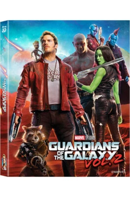 [USED] Guardians Of The Galaxy Vol.2 - BLU-RAY 2D & 3D Steelbook - Lenticular - Image 1 of 3