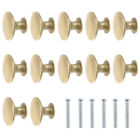 12pcs Round Cabinet Knobs Zinc Alloy Drawer Pulls for Furniture
