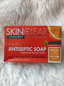 PHARMADERM SKIN CLEAR Antiseptic, Exfoliating Soap with vit C,K,E
