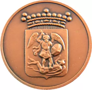 Bélgica, Ficha Medalla San Miguel Matando al Diablo (03931) - Imagen 1 de 2