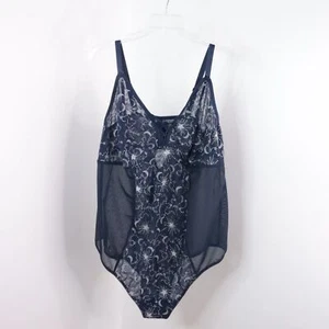 Neu Torrid Damen 3X marineblau silber himmlischer Mond Sterne durchsichtig Netz Body - Bild 1 von 10