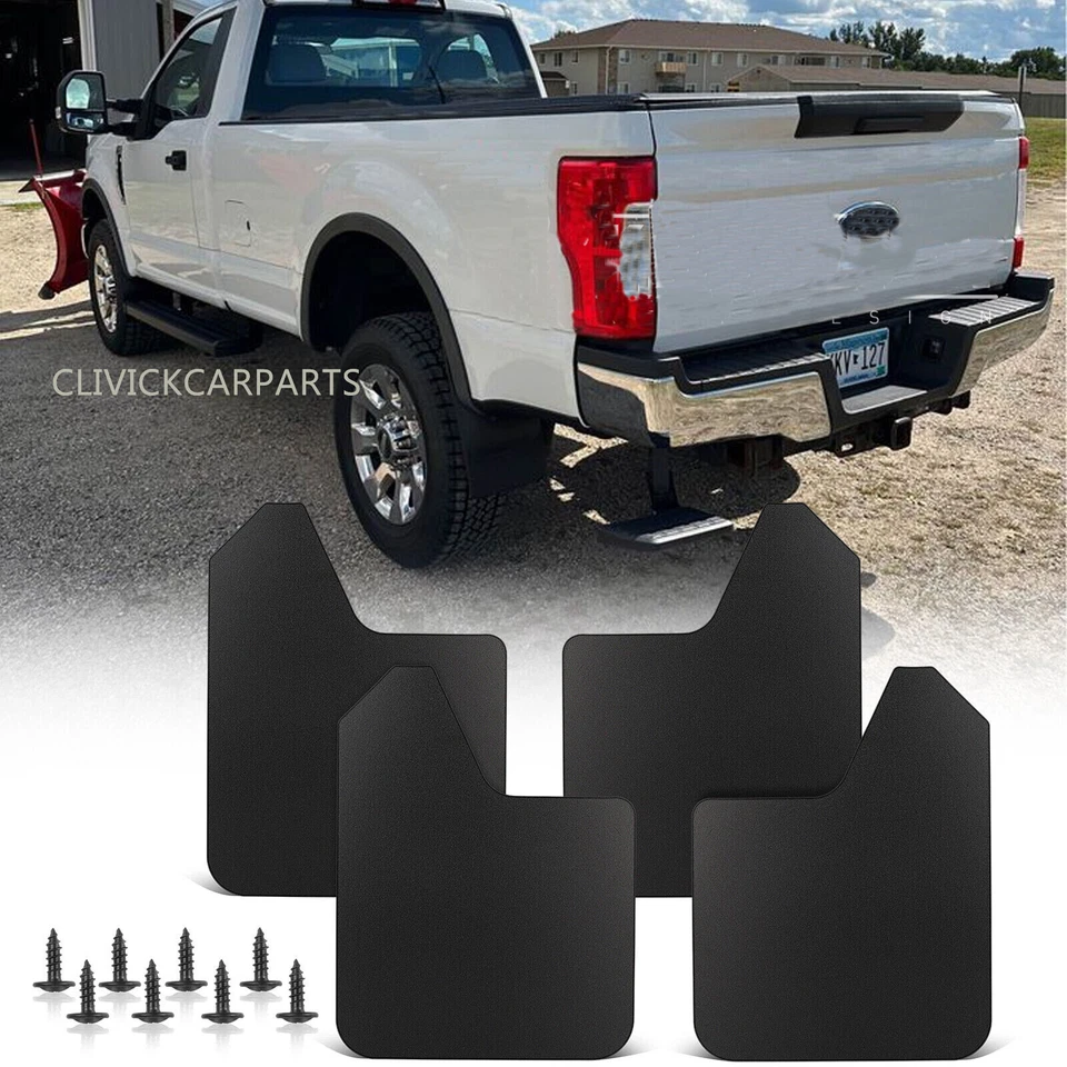 For Ford F-250 Super Duty 4Pcs Rally Mud Flaps Splash Guard Mudguard Mudflap - Image 1 of 4