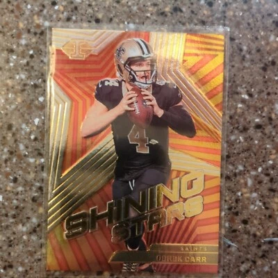 2023 Panini Illusions Shining Stars Derek Carr New Orleans Saints #6 - Image 1 of 2