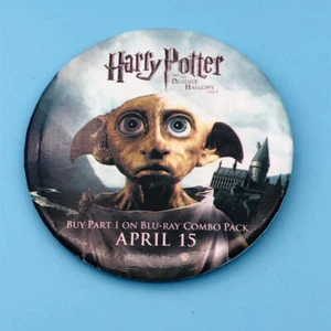 Vintage Harry Potter and the Deathly Hallows Video Release Pin Button Pinback - Picture 1 of 3