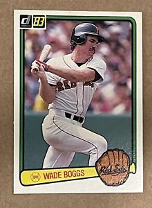 1983 Donruss Wade Boggs Boston Red Sox #586 Rookie Card