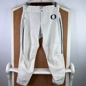 Oregon Ducks Pants Mens 34 White Baseball GAME WORN / PRACTICE ? Team Issued - Picture 1 of 15