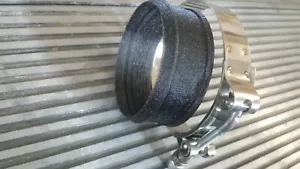 Y Pipe Rubber Gasket + Clamp for Throttle Body Mitsu 3000GT VR4 Stealth IMPROVED - Picture 1 of 17