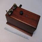 Strange Electrical Spark Demonstration Device in Nice Mahogany Wood Box