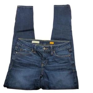 Pilcro and the Letterpress Women's Low Rise Straight Jeans Size 27 Zipper Ankle - Picture 1 of 9