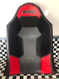 2014 Polaris RZR XP 900 1000 EPS Turbo OEM Black & Red Seat Back - Picture 1 of 8