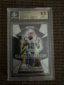 Prizm Tom Brady Illumination Silver Refractor Patriots Gem 2018 como nuevo BGS 9,5 - Imagen 1 de 3