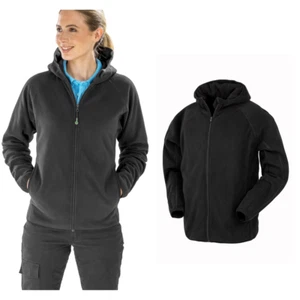 Result Giacca in Micropile con Cappuccio Riciclato Originale - Cappotto Unisex con Polsini Elasticizzati - Foto 1 di 10