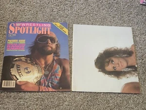 wwf MACHO MAN RANDY SAVAGE SPOTLIGHT VOL. 1 W/POSTER wrestling MAGAZINE - Picture 1 of 2