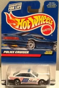 Hot Wheels 1999 First Editions #1046 Police Cruiser Car White Flag MINT - Picture 1 of 1