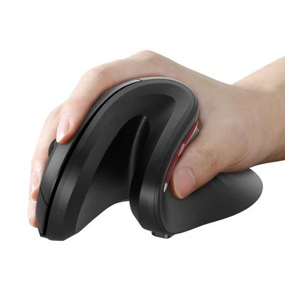 Ergonomic Vertical Mouse with Jiggler - Bluetooth + 2.4G USB Multi Device, Wi... - Image 1 of 4