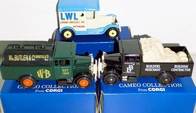 3 x Corgi Ford Trucks  Butler Tanker BB Merchants Lorry LWL Van Mint in Box - Image 1 of 4
