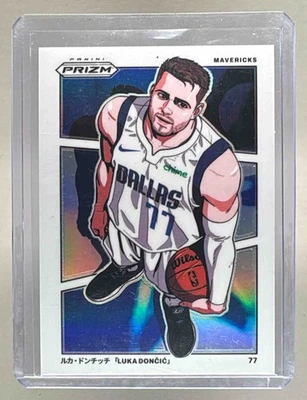 Luka Doncic 2024 Panini Prizm #19 Manga SP SSP CREASED BACK - Image 1 of 2