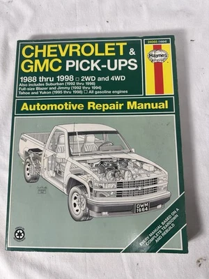 Haynes Repair Manual Chevrolet GMC Full-size Gas Pick-ups 1988-1998 #24065/1664 - Изображение 1 из 4