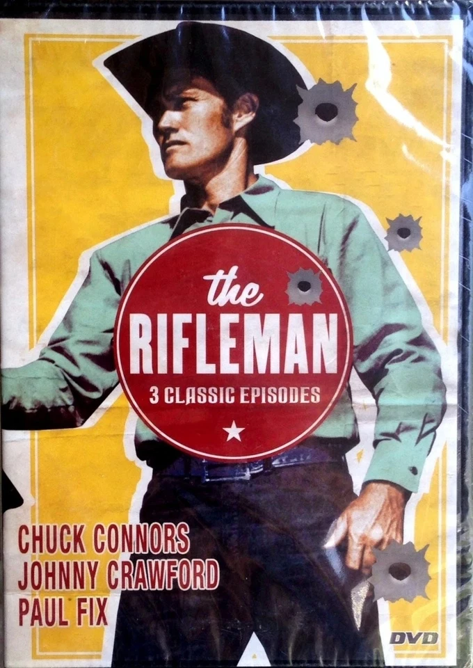 The Rifleman 3 Classic Episodes Chuck Connors DVD - B634