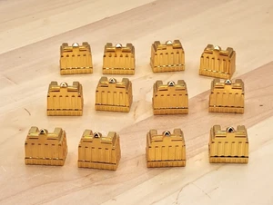 Franklin 1991 Monopoly Mint Edizione da Collezione Set di 12 Alberghi Placcati Oro - Foto 1 di 3