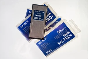 Sony 64GB SBP-64C C-Series SxS PRO+ Professional Memory Card in Case (Single) - Picture 1 of 4