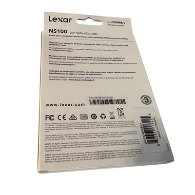 Lexar SATA III 256GB Internal 2.5 inch LNS100-256RBNA Solid State Drive - Image 1 of 2