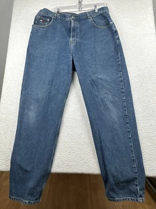 Jeans Tommy Hilfiger Para Hombre 38x32 Azul Denim Freedom Vintage Y2K Calce Relajado Logo - Imagen 1 de 23