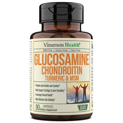 Vimerson Health Glucosamine Chondroitin MSM Turmeric Boswellia 90 Capsules - Image 1 of 3