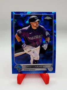 2022 Topps Chrome SAPPHIRE Garrett Hampson #234 Colorado Rockies - Picture 1 of 2
