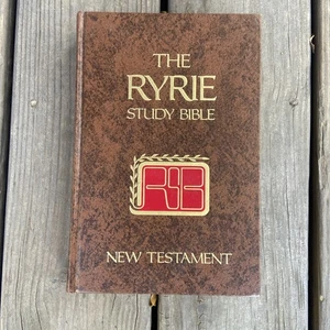 1976 Ryrie Study Bible New Testament NASV Hardcover Moody Press  - Picture 1 of 4