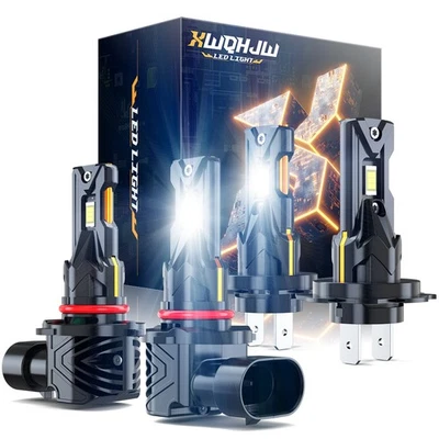 For Suzuki Grand Vitara 2006-2013 9005 H7 LED Headlight Bulbs High Low Beam Kits - Image 1 of 4