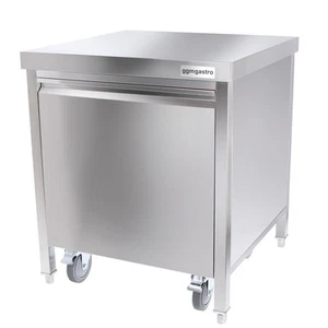 GGM Gastro Mülleimer mit Rollcontainer - Einwurföffnung & Frontauszug - 50L - - Bild 1 von 5