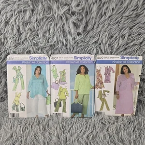 3 Stück Simplicity Khaliah Ali Collection 4556, 4607, 4622 Größe GG 26W-32W - Bild 1 von 3